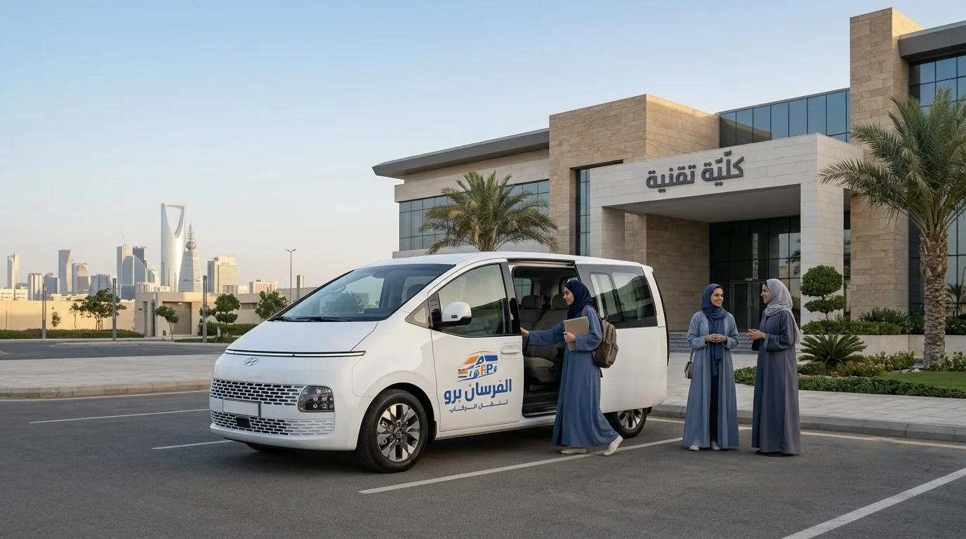 توصيل طالبات الكلية التقنية بالرياض - خدماتنا
